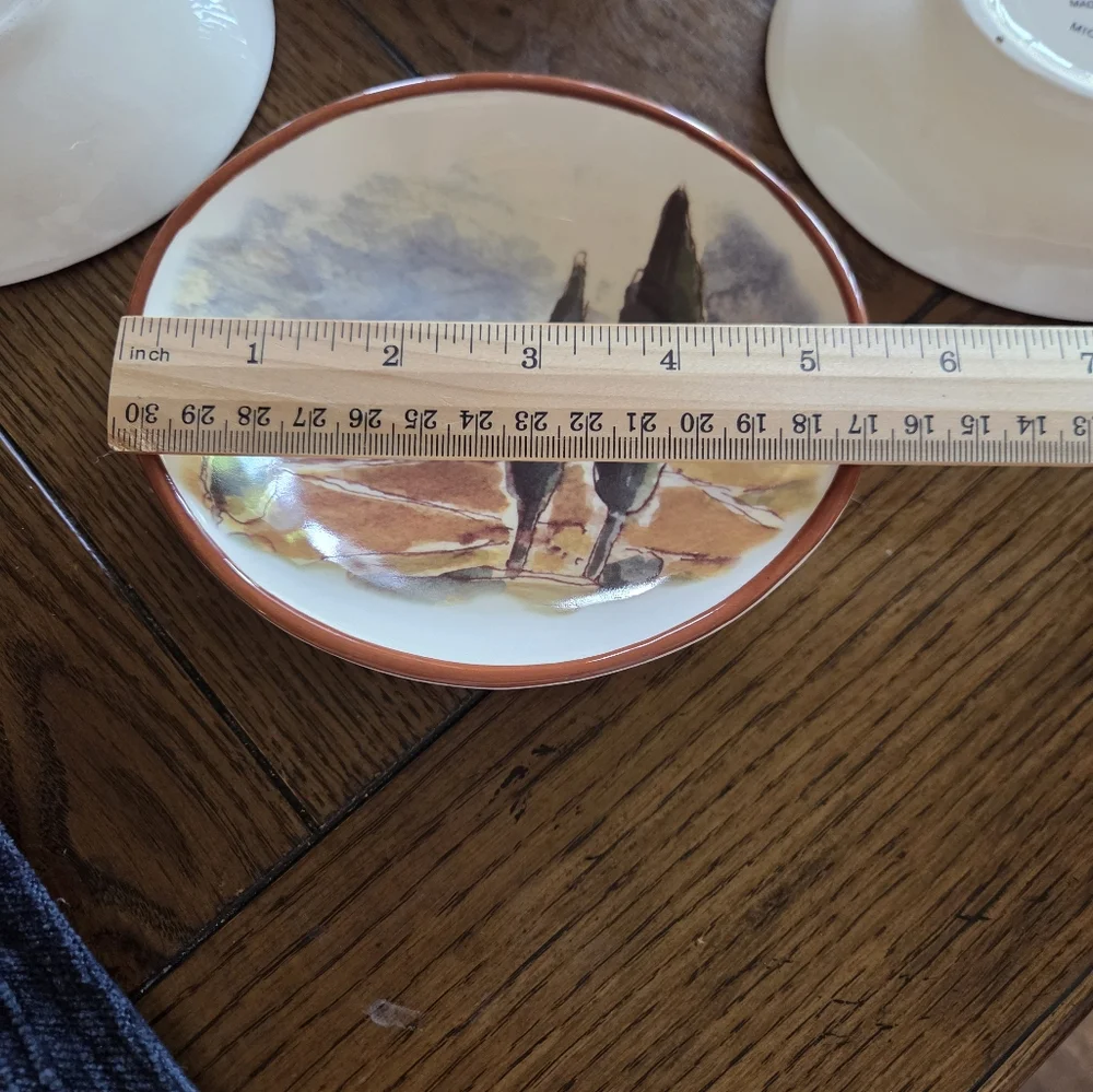 Williams Sonoma Tuscan Landscape Oval Appetizer Dishes